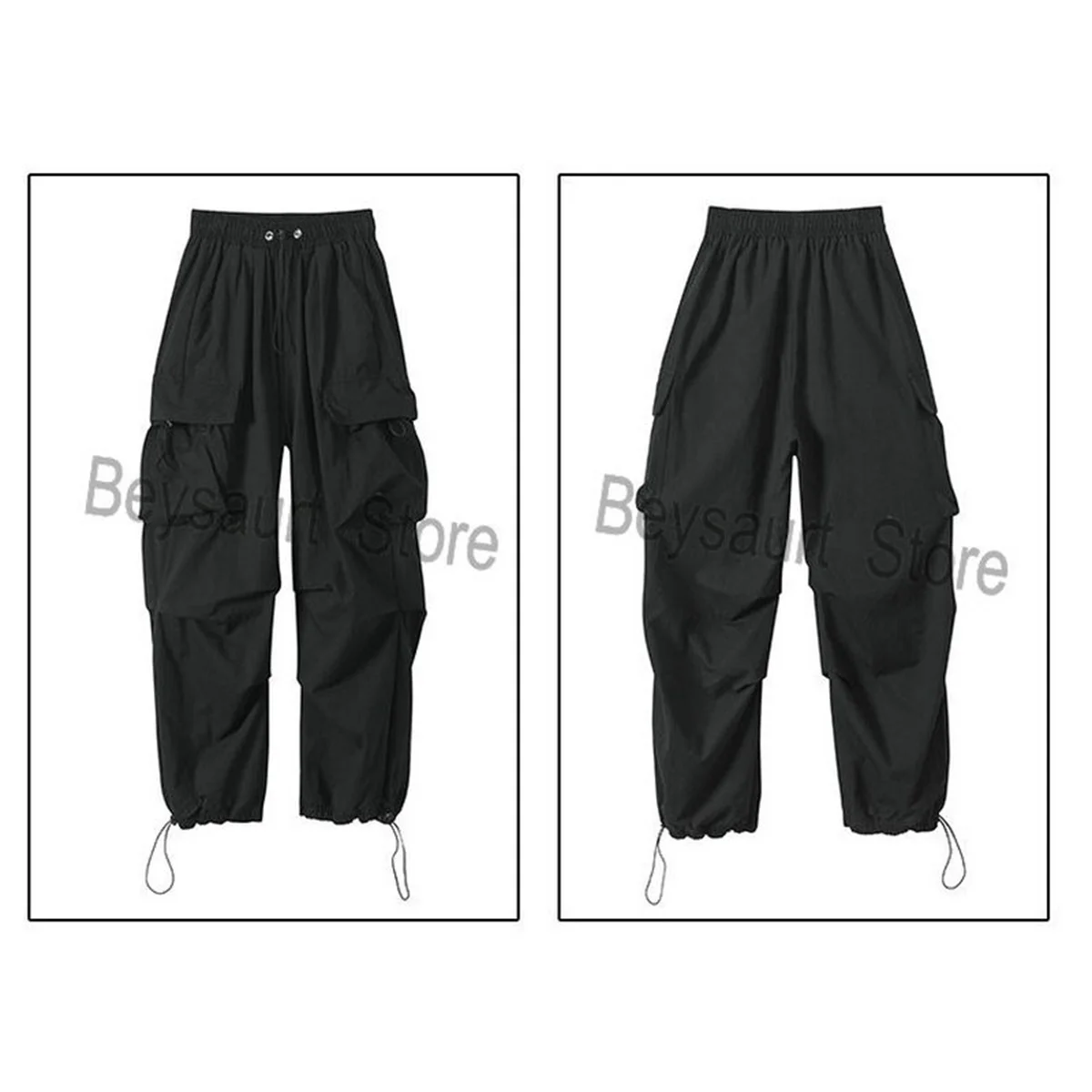 Cool Cargo Pants Women Casual Joggers Boyfriends Loose Female Hip Hop Trousers Korean Punk Pants Funny Capri Streetwear Femme