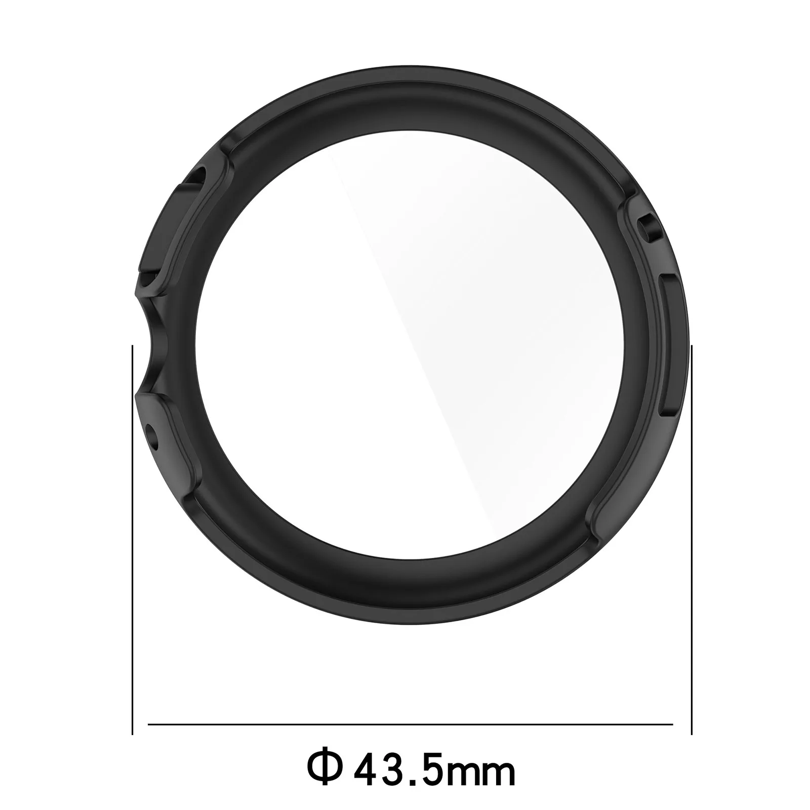 Стекло + чехол для Google Pixel Watch 1/2/3 41 мм 45 мм, защитный чехол-бампер с защитной пленкой из закаленного стекла