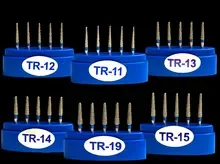 

100pcs/set Dental Diamond burs FG TR series TR-11, TR-12, TR-13,TR-14,TR-15,TR-19