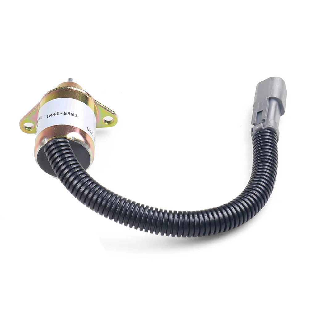 Compatible TK41-6383 12V Stop Solenoid Valve for Thermo 12V Flameout Solenoid Valve