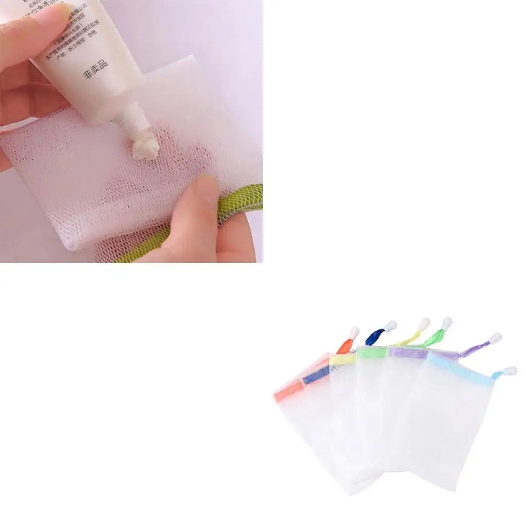 2Pcs 2Pcs Portable Hangable Handmade Soap Saver Bags Bath Shower Foaming Mesh Bag - Aliexpress Deal