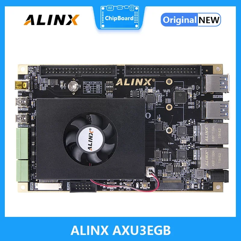 ALINX AXU3EGB: Xilinx Zynq UltraScale+ MPSoC XCZU3EG FPGA Development Board AI Vitis-AI DPU 4K Video