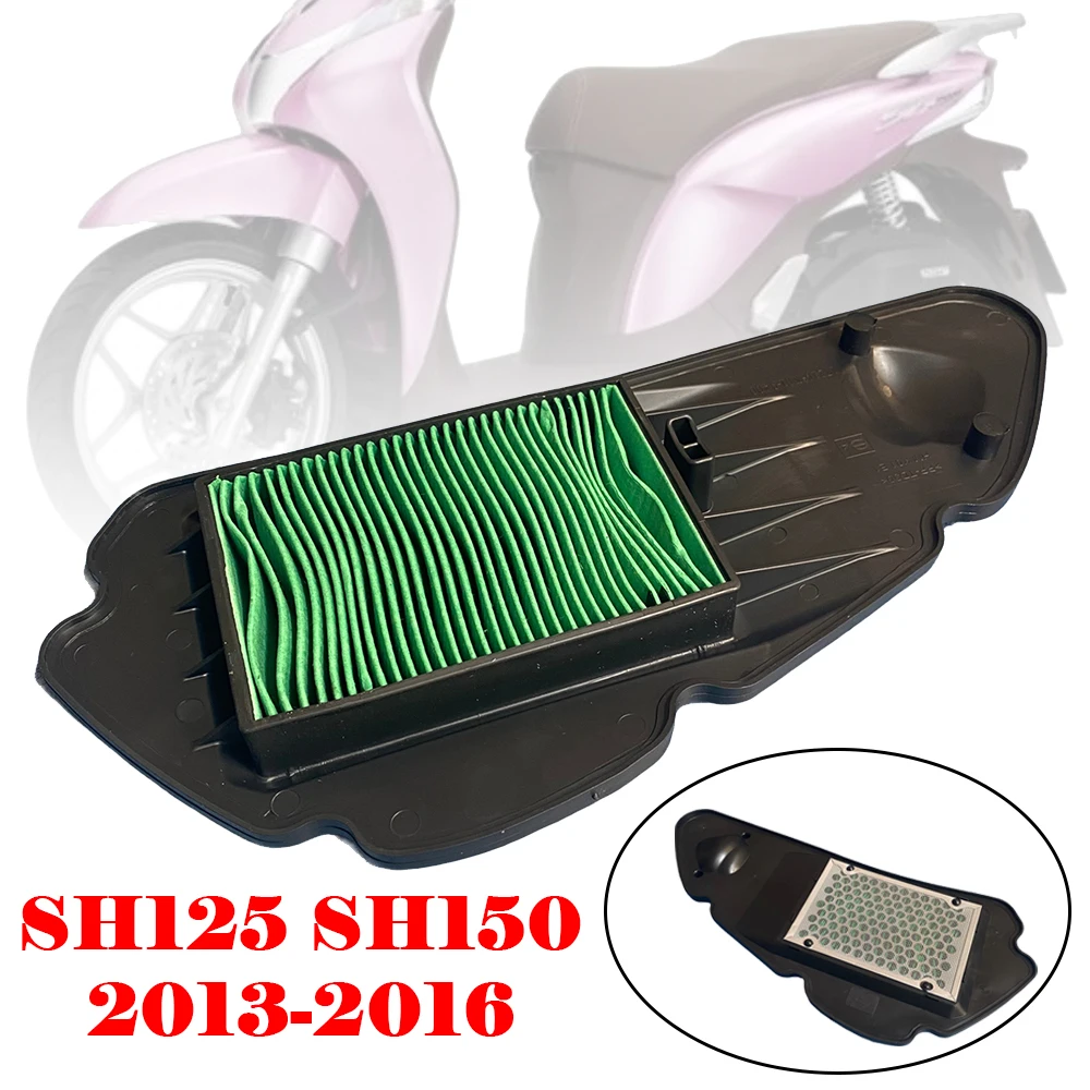 Motorcycle Engine Air Filter Cleaner For Honda SH125 SH150 IE ABS 2013-2016 Replacement Air Intake Filter Element 17210-K01-900