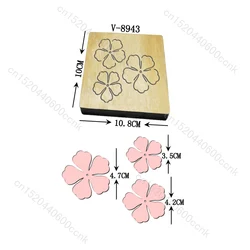 New flower Wooden Dies Cutting Dies Scrapbooking /Multiple Sizes /V-8943