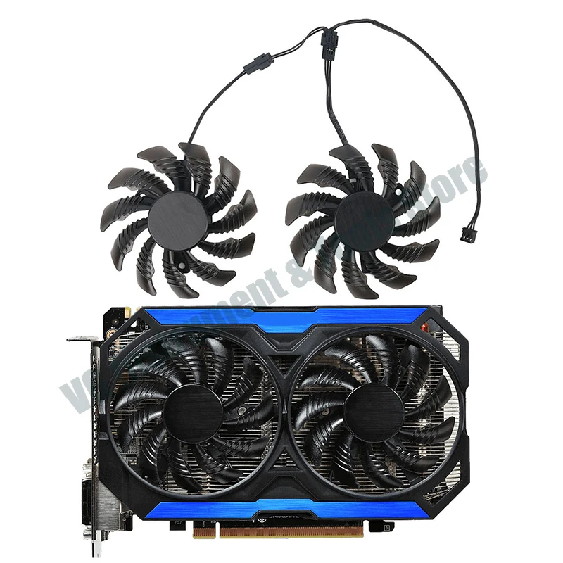 T128010SM PLD08010S12H GTX960 FAN 12V 78MM 3Pin 2Pin Cooling Fan GV-N960OC For Gigabyte GTX 960 Graphics Video Card Cooler Fan