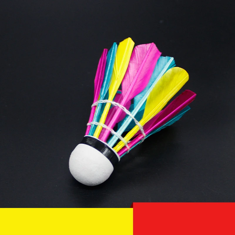 WELKIN Badminton Balls Professional Colorful Badminton Balls for Training Shuttlecocks Durable badminton training accessories