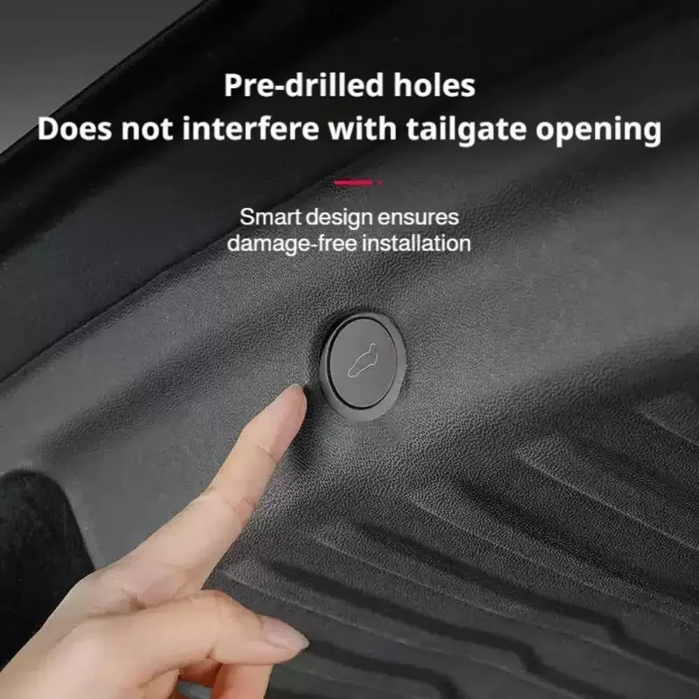 Heckklappen-Schutzmatten für Tesla Model Y Juniper/YL TPE Schutzmatte Anti-Schmutz-Matte Kofferraum-Kratzschutzmatte für Model 3 Highland – Detail 6