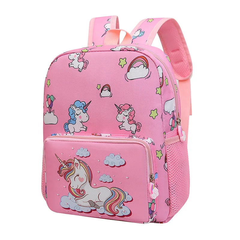 Tas sekolah anak perempuan pola Unicorn lucu 2023 ransel anak perempuan untuk 2-5 tahun tas TK Anak putri kecil