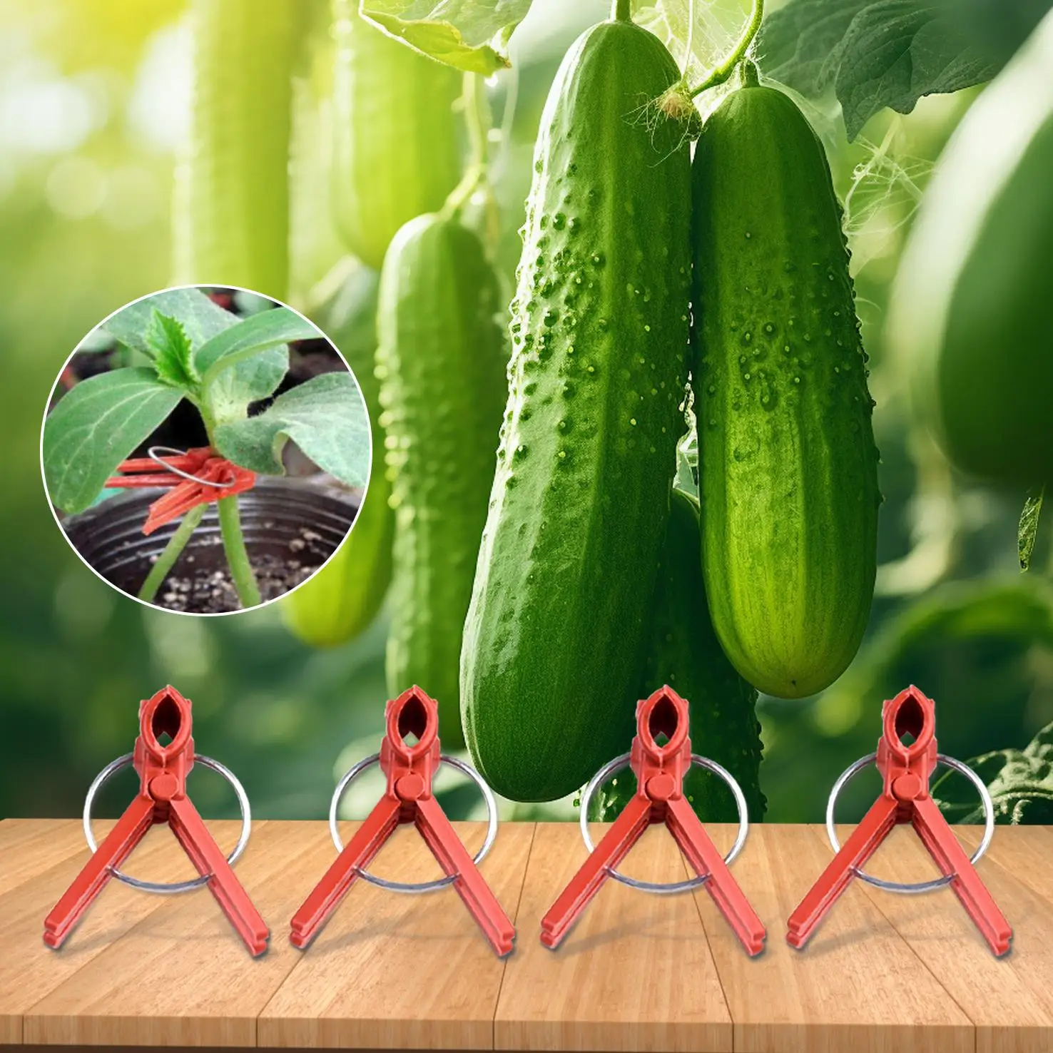 50Pcs Pflanzen Gemüse Pfropfen Clip Premium Kunststoff Gartenarbeit Werkzeug Unterstützung Clips Für Gewächshaus Gurke Aubergine Wassermelone