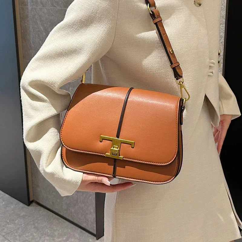 

Classic Popular Elegant Leather Tote Bag For Ladies Luxury Brand Famous Designer Women's Crossbody Shoulder
