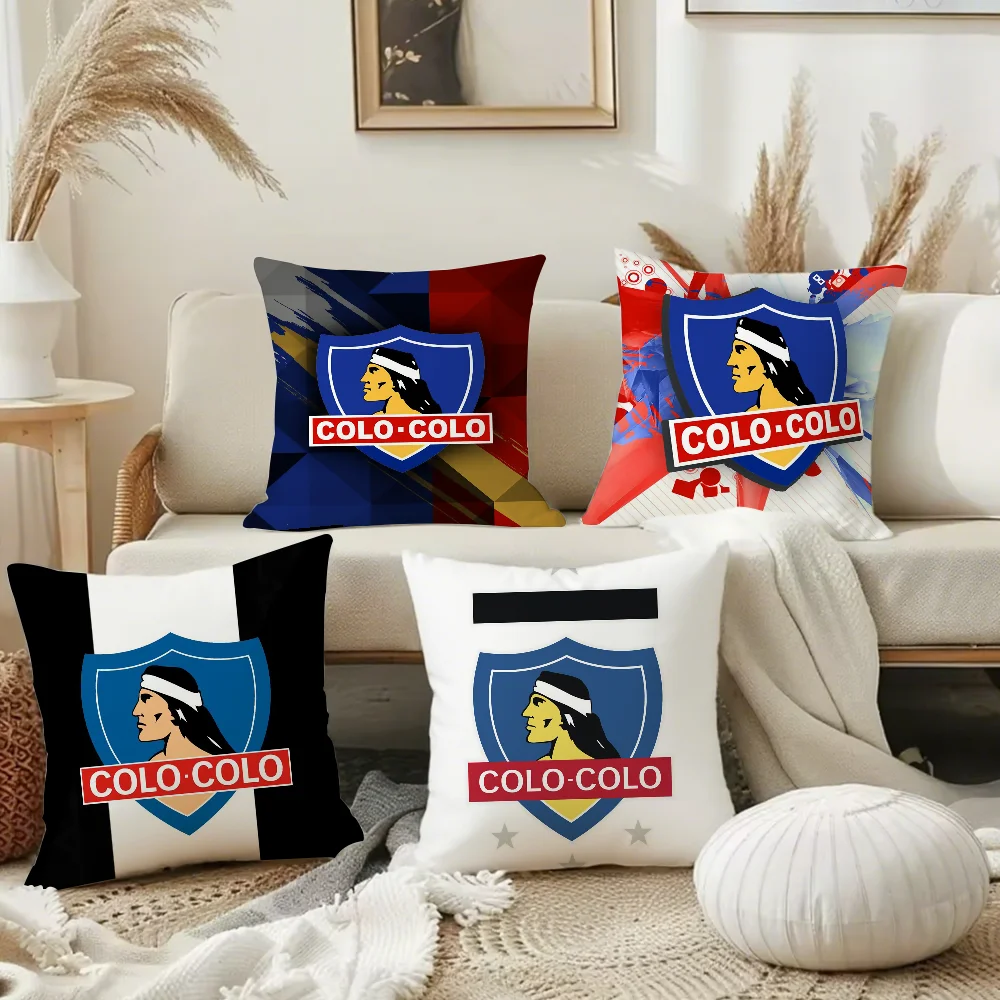 Club S-Social Y D-Deportivo Colo Pillow Case Square Double-Sided Printing Short Plush Sofa Cushion Cover Bedroom Bedside Pillow