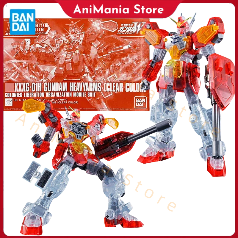 

Bandai Gundam Model Kit HG Heavyarms Clear Color Аниме Фигурка Gunpla Строительный комплект Коллекционные фигурки Игрушки для мальчиков Подарок