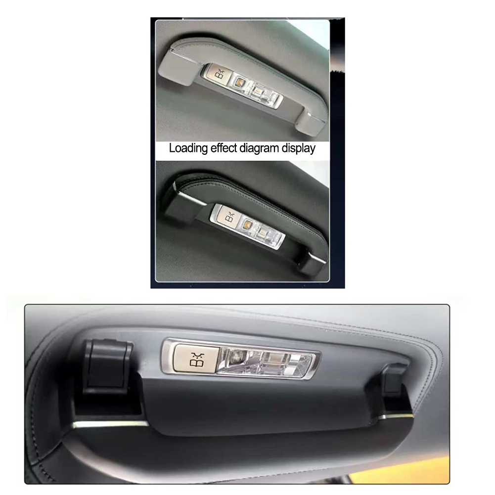 

Подлокотник на крышу с подсветкой для чтения для Mercedes Vito W447 W448 V220 V250 кожаный пластик черный автомобильные аксессуары инструменты