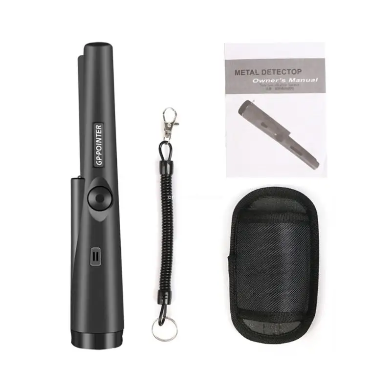 Metal Detector Pinpointer Handheld Pin Pointer Wand Treasure Hunting Tool Accessories Buzzer Vibration Sound for Kids