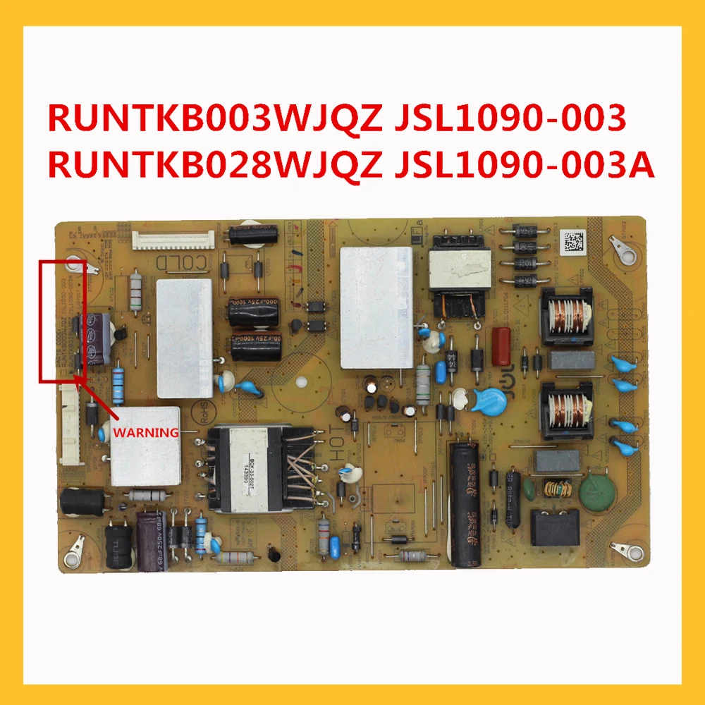 

RUNTKB028WJQZ JSL1090-003A Power Support Board RUNTKB003WJQZ JSL1090-003 Professional TV Parts Original Power Supply Card