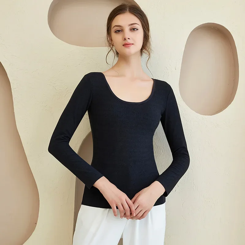 Women Tank Top Thermal Underwear Winter Warm Tube Tops Camisole Sexy Double-Sided Velvet Self-Heating Female Vest Soutien Gorge