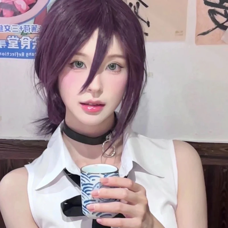 أنيمي بالمنشار رجل Reze تأثيري المختنق الظلام روك بولي Leather الجلود قلادة الشرير القوطية Harajuku الترقوة سلسلة مجوهرات اكسسوارات