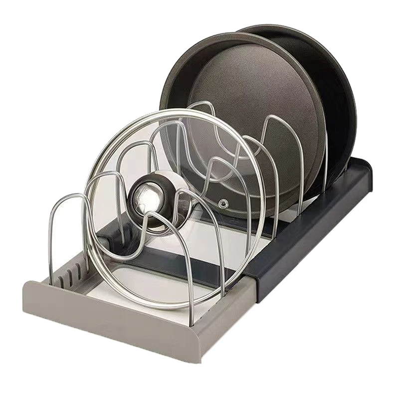 5 Layers Kitchen Accessories Pot Rack Pot Pan Kitchen Organizer For Cabinet Kitchen Holder Pans Pots Lid Organizer Rack