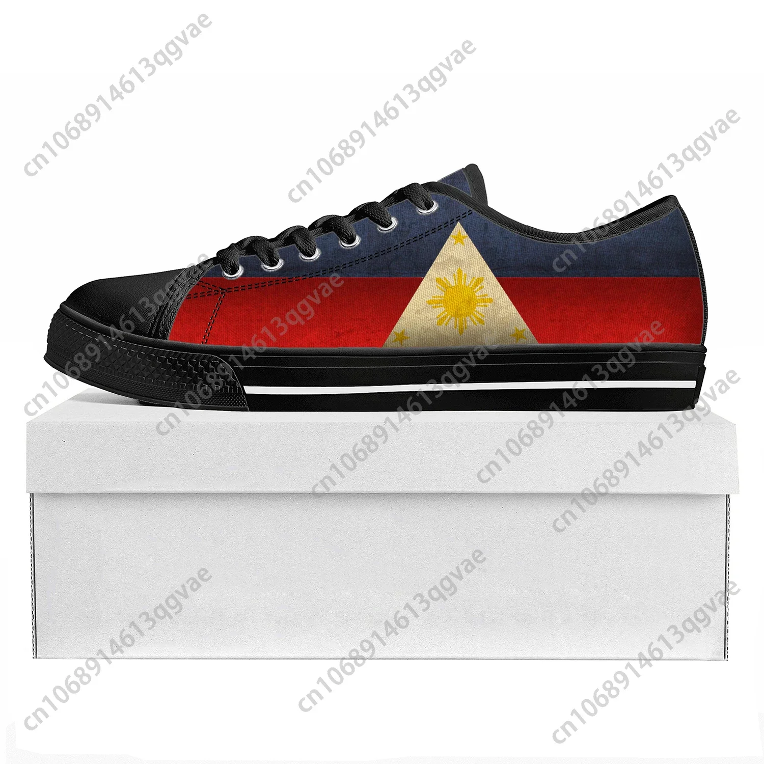 Philippines Flag Low Top High Quality Sneakers Mens Womens Teenager Canvas Sneaker Prode Casual Couple Shoes Custom Shoe