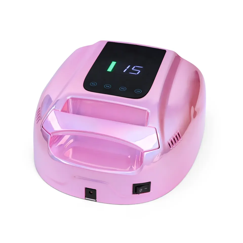 Professional Best Selling Pro Cure Rechargeable Cordless 96w Gel UV led Nail Lamp With Removable Base Design Nail Dryer Light