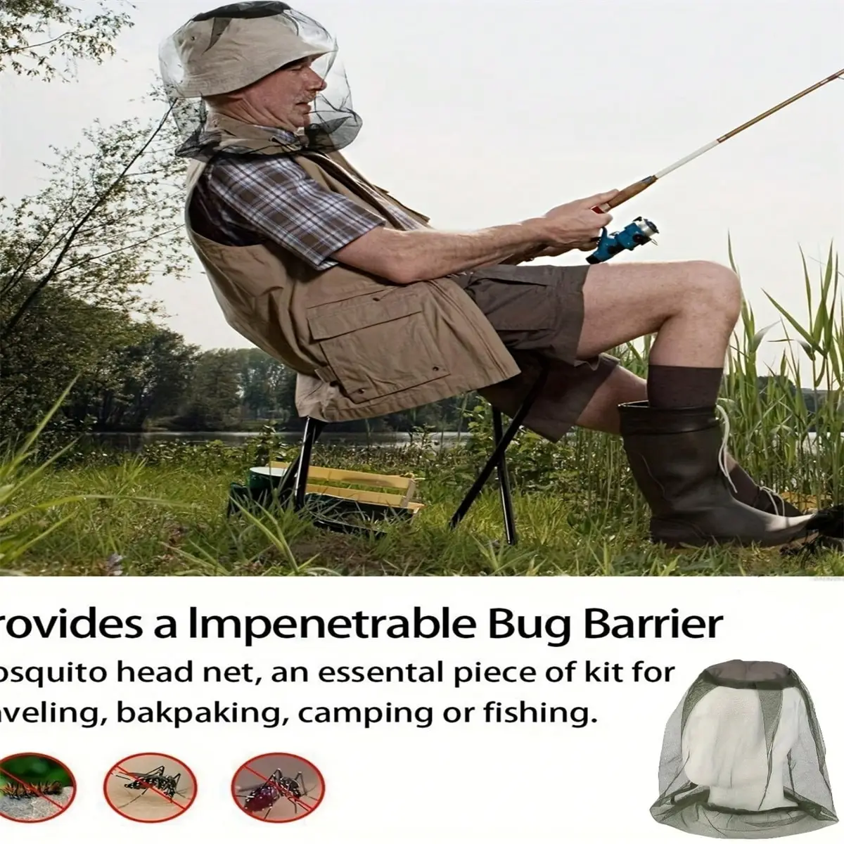 2PC Outdoor Camping and Hiking - Fishing Equipment Net review and price