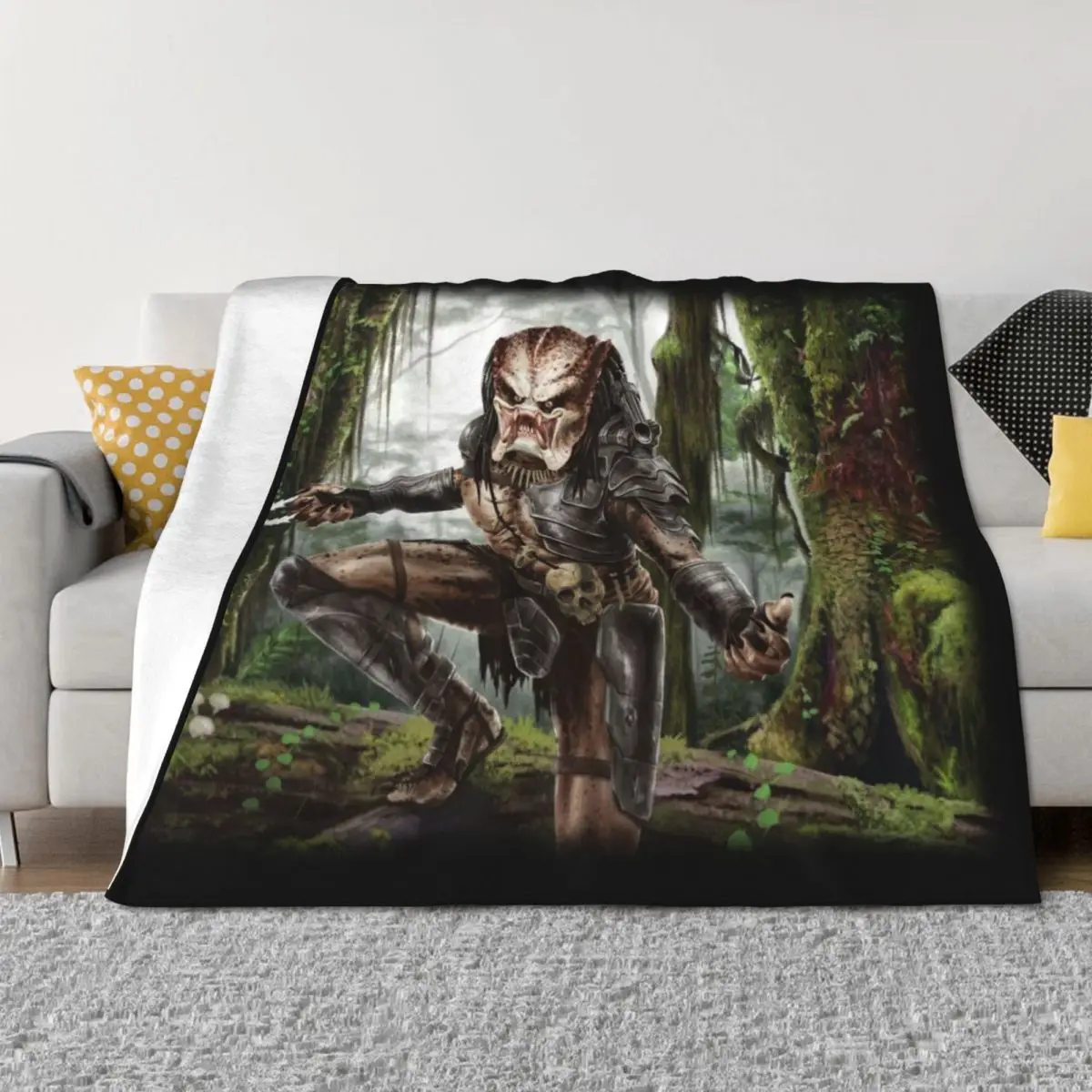 

Predator Throw Blanket heavy to sleep Thermal manga Bed Blankets