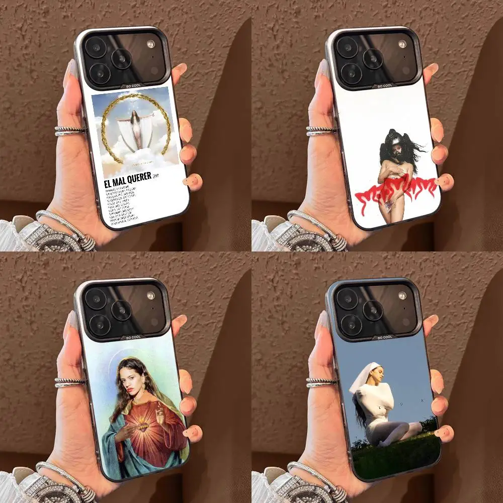 

R-Rosalia Lux RR Motomami Phone Case For iPhone 15,16,12,14,13,17,11,E,Max,Plus,Air,Pro,Mini Black Tpu Cover