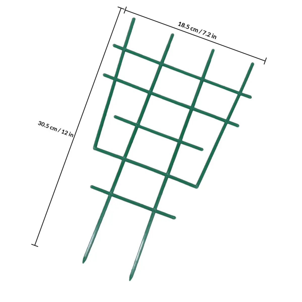 5Pcs Eco Friendly Plastic Plant Support Stand Twin Point Soil Insert Design for Vertical Climbing Plants Garden Trellis Flower