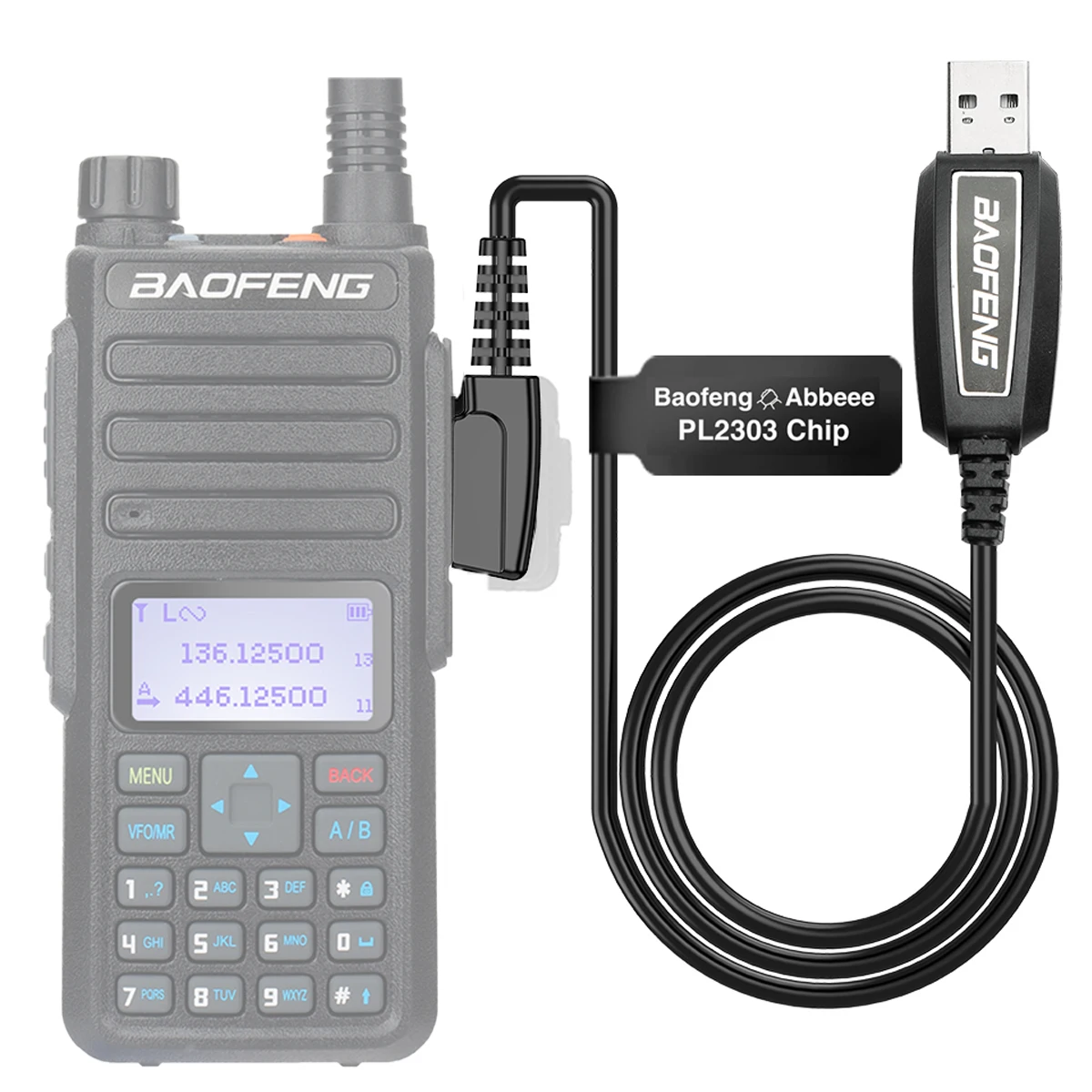 Baofeng DR-1801 Digital Walkie Talkie USB Programming Cable Drive Free For Baofeng UV-5R UV-82 UV-13 Pro DR1801 Two Way Radio