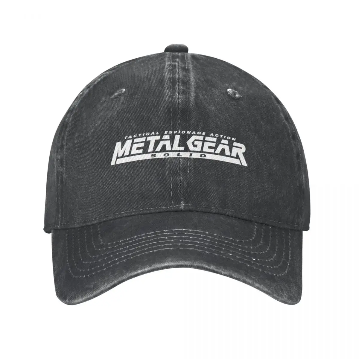 MGS 1 - Metal Gear Solid - Logo Negative Cowboy Hat New In The Hat Visor Trucker Hats For Men Women's