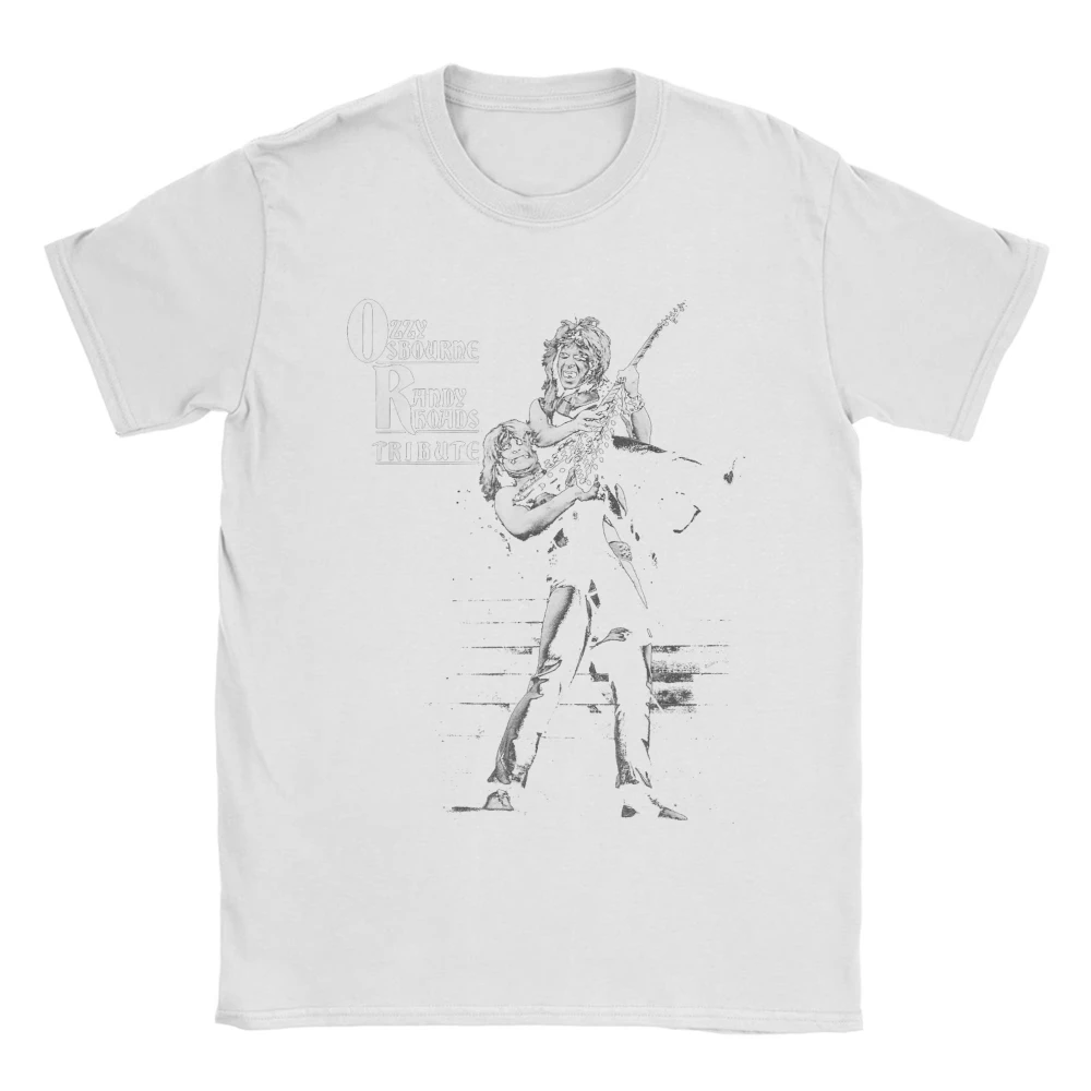 2025 موضة المعادن الثقيلة روك أوزي أوزبورن تحية تي شيرت الرجال القطن الخالص متعة تي شيرت س الرقبة تي شيرت قصير