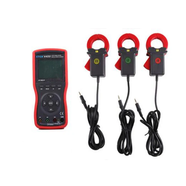 Cooling and Heating Equipment Tester Smart Leakage Clamp Meter Peak Hold Mode Large LCD Backlight Display Glass Fiber