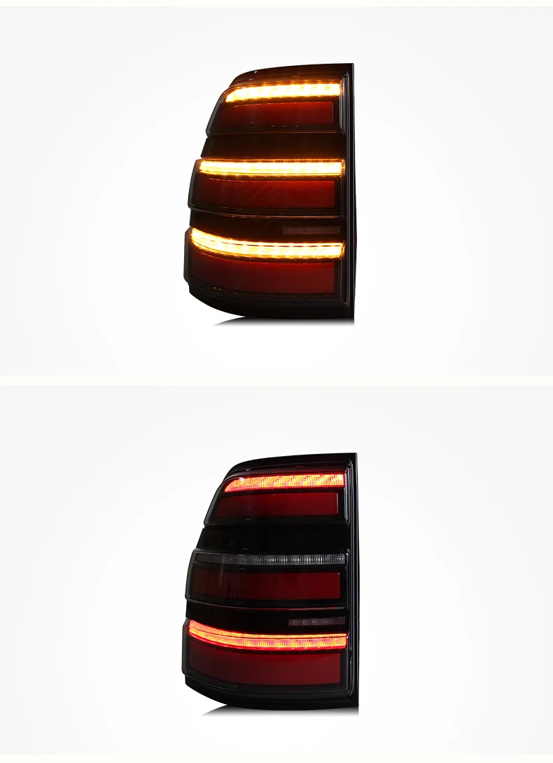 For Mitsubishi Pajero V93 V97 06-20 Car LED Tail Light Rear Taillight Stop Brake Driving Reversing Lamp Turn Signal