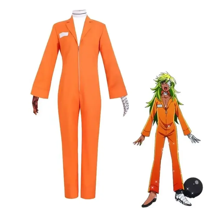 

Nanbaka Niko No.25 Anime Cosplay Costume New Detentionhouse Prison Clothes Men's Adult Size Cosplay Outfit