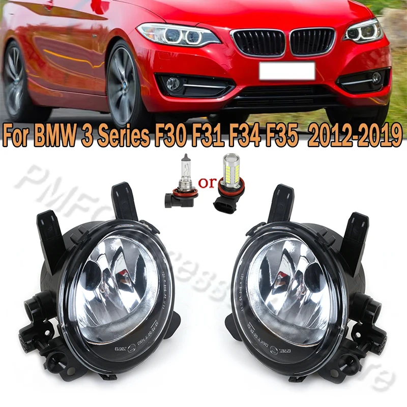 

Front Bumper Fog Lamp Driving Light With Bulb For BMW 3 Series F30 F31 F34 F35 2012 2013 2014 2015-2019 63177248911 63177248912