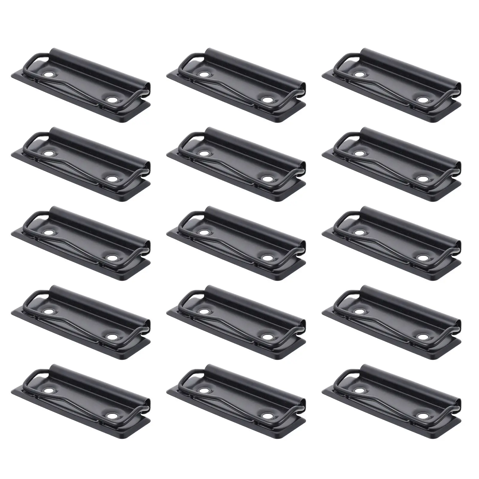 Paper Stationery Plate Holder Clips Multifunctional Clipboards Pocket Black Office