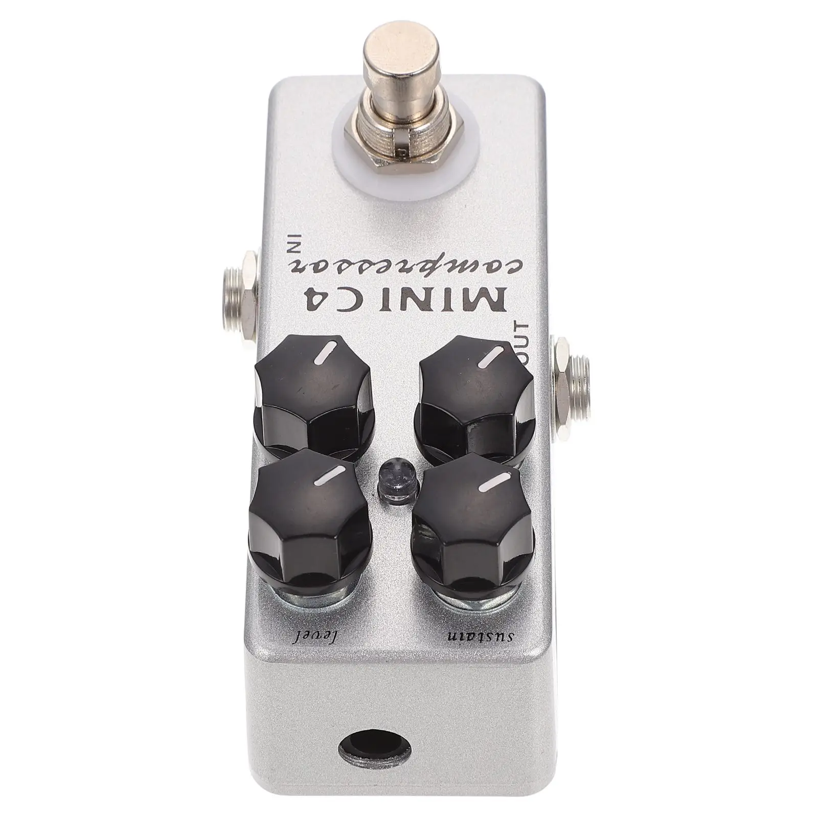 

Mini Guitar Effects Supply Overload Effector Processor Silver Durable True Bypass Noiseless Design Quality Material Long Life