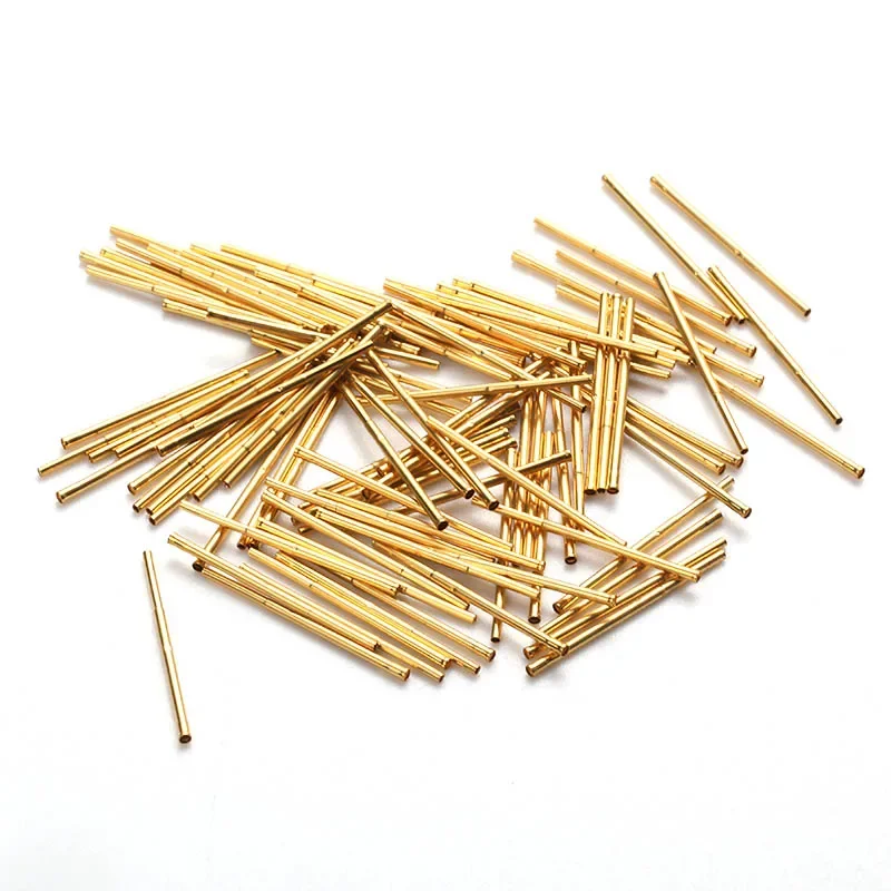 100 PCS/bag R50-2C Spring Test Pin Needle Sleeve 0.86mm Snap Ring Height 2.5mm Probe Needle Seat