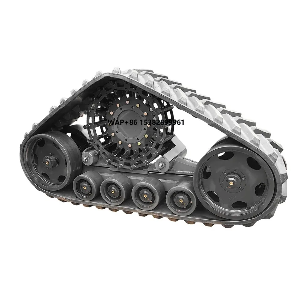 

Factory Direct Supply Triangular Rubber Track Conversion System Triangle Track Chassis for Large Agriculture Machine
