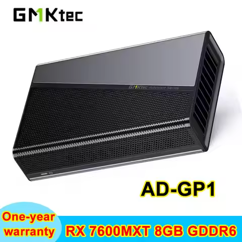 GMKtec AD-GP1 Graphics Card RX 7600M XT 8GB GDDR6 HDMI2.1 DP2.0 Oculink PCIE4.0 USB4.0 Quid 4K Display For Computer Esports Game