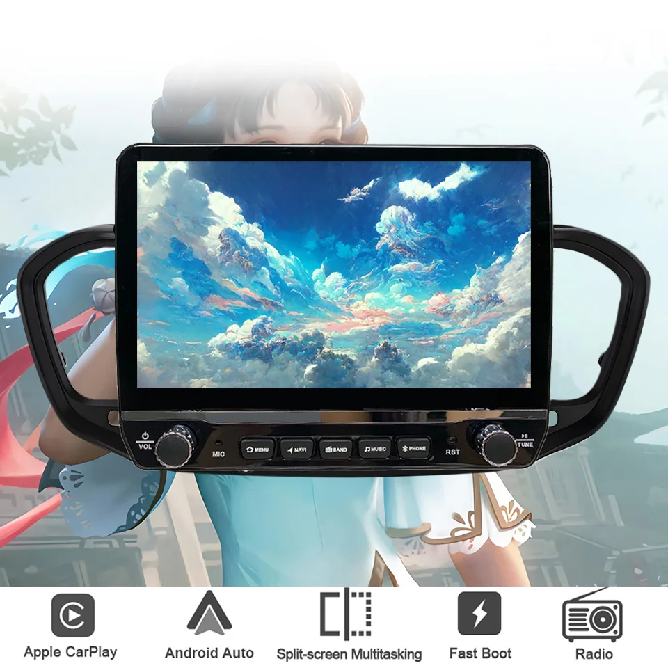8Core 8G+128G Car Radio FM AM Audio Video Stereo DVD Cassette For LADA Vesta 2023 2024 GPS Navigation Car intelligent systems