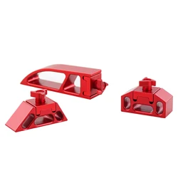 Compact DIY Hand Tool Aluminum Alloy Sandpaper Holder Woodworking Flat Arc Polishing Tool Fixed Polishing Model