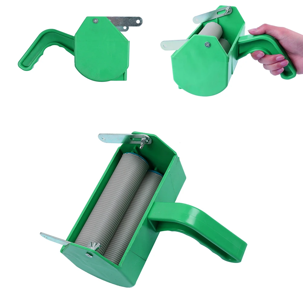 بكرة طباعة ورق الجدران، بكرة حبوب مطاطية خضراء لطلاء نسيج الحائط، أداة رسم قابلة لإعادة الاستخدام على قماش الأثاث #1