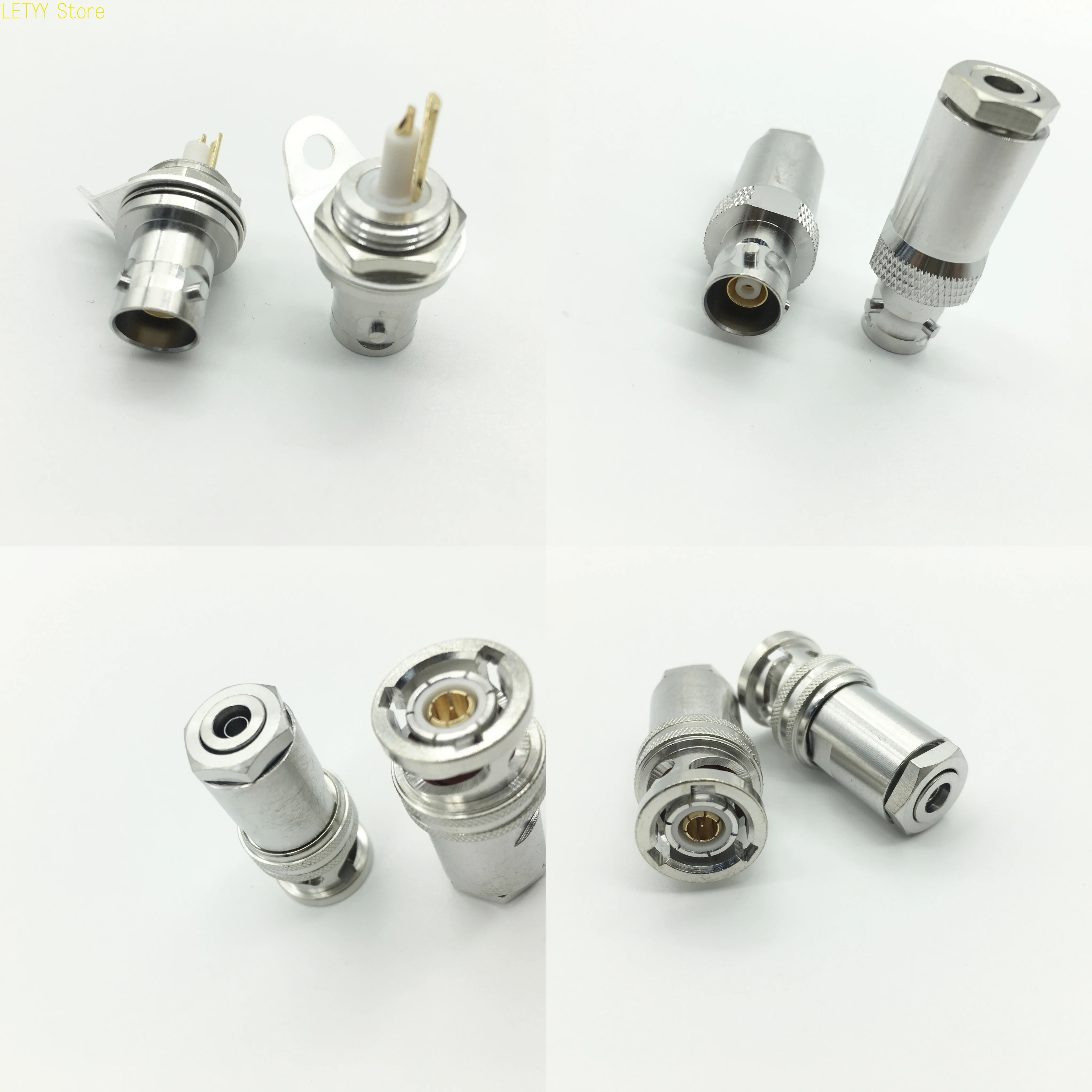 

Q9 BNC Male Triaxial Pl75-47 Connector 1553B Bus Connector Three Bayonet Female Head Female Seat