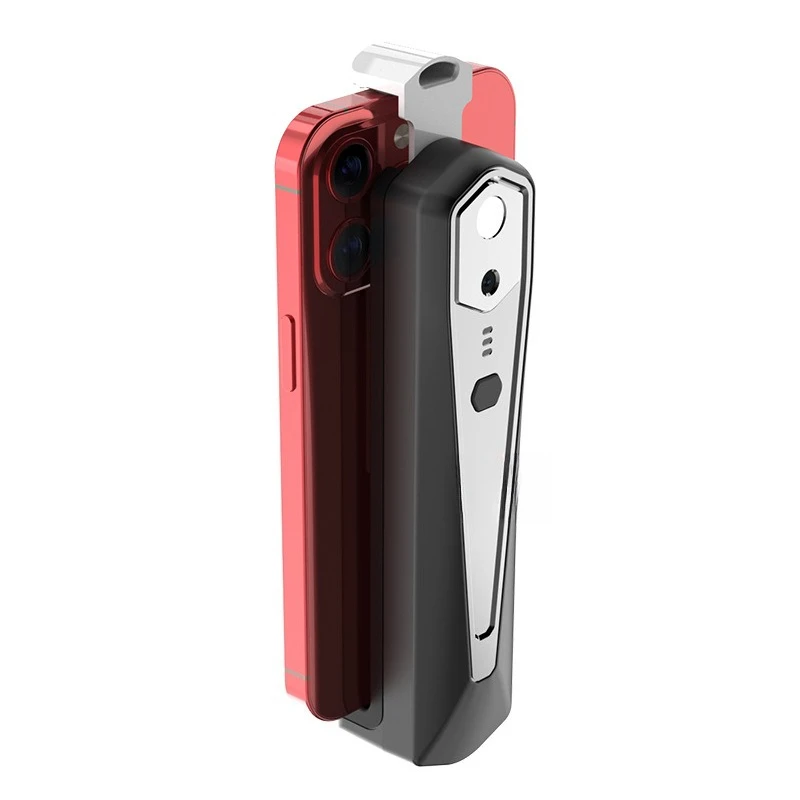 

Mobile phone connected to high definition infrared thermal imager circuit heating thermometer portable thermal