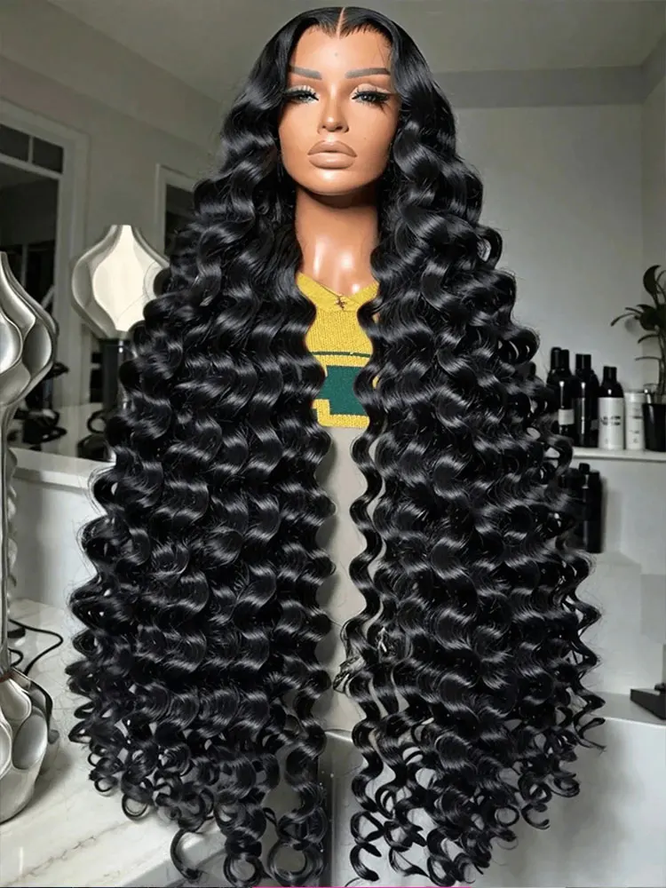 40 بوصة الدانتيل الباروكات أمامي الشعر البشري 13x4 13x6 فضفاض موجة عميقة البرازيلي الشعر البشري الدانتيل الجبهة الباروكات قبل قطعها شعري طبيعي