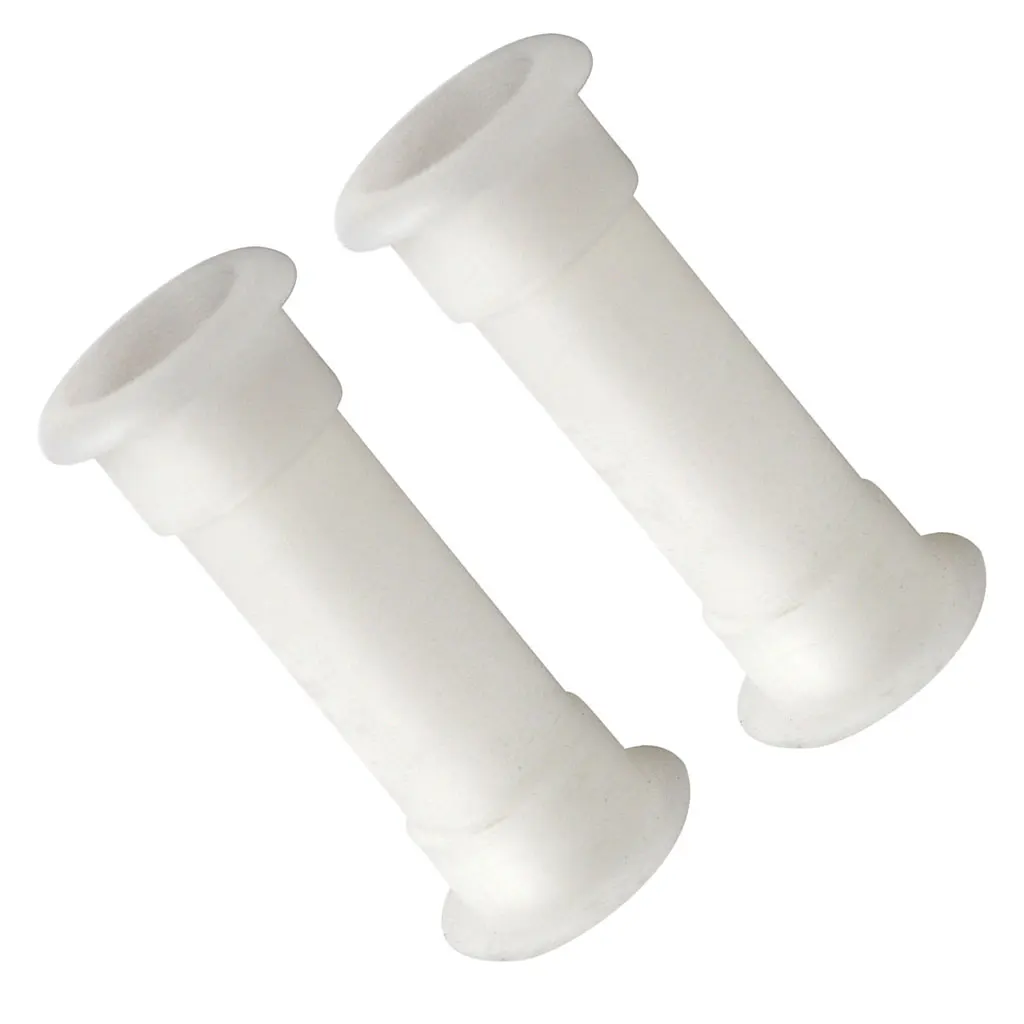 

2 Boat 3/4 inch Thru Hull Fitting Through Hulls Bilge Pump Connector with Plug, White