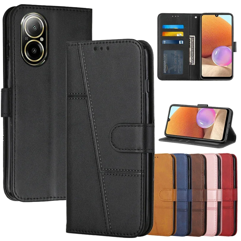 Leather Flip F21S Case on For OPPO F21S F21 F25 F19 Pro Plus Find X3 Lite X5 Pro 5G Magnetic Cases Stand Wallet Phone Cover Etui