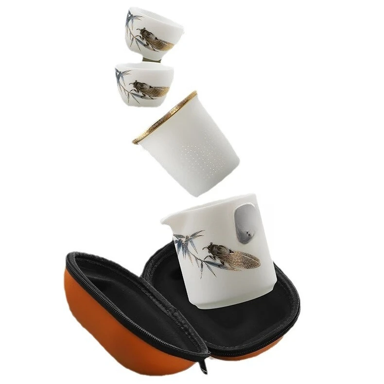 

The whole set of Kung Fu tea set travel tea set travel gift box