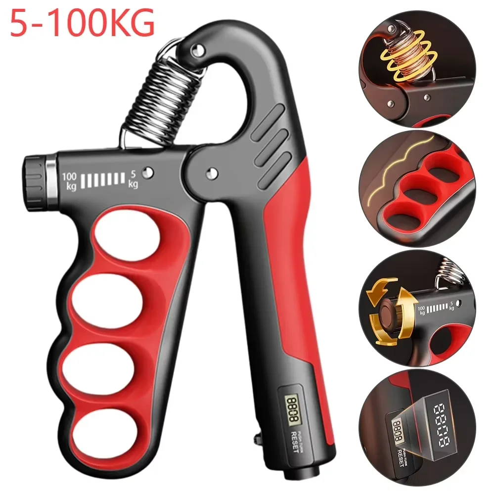 

Hand Gripper Gym Wrist Expander Hand Strengthener Adjustable Dynamometer Hand Grip Finger Forearm Trainer Muscle Recover
